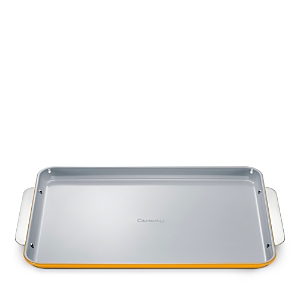 Shop Caraway Large Nonstick Baking Sheet In Marigold