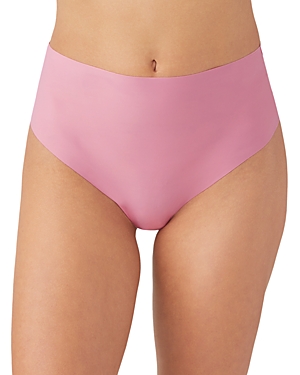 B.tempt'd By Wacoal B.bare Hi Waist Thong In Sea Pink