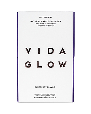 Vida Glow Natural Marine Collagen Dietary Supplement - Blueberry