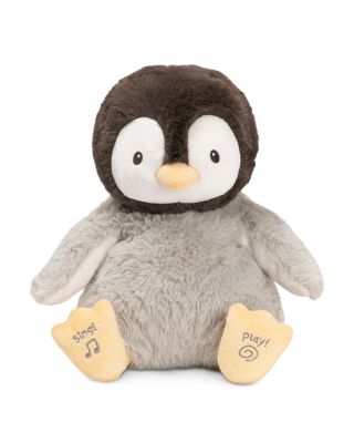 Gund - Baby Animated Kissy The Penguin Stuffed Animal Plush, 12" - Ages 0+