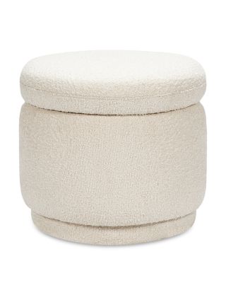 Enoki Boucl&eacute; Storage Ottoman