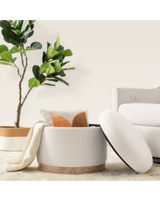 Naka Performance Upholstered Storage Ottoman