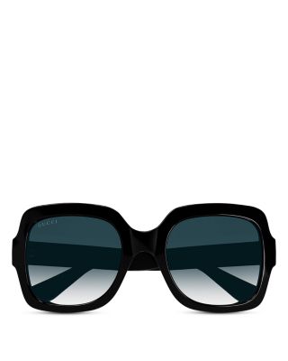 Minimal Squared Sunglasses, 54mm