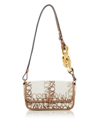 JW Anderson Anchor Chain Embroidered Logo Baguette Shoulder Bag