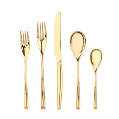 Sambonet - "H Art Gold" 5 Piece Place Setting