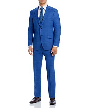 Hart Schaffner Marx - New York Regular Fit Tonal Plaid Suit