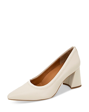 Shop Gentle Souls By Kenneth Cole Women's Dionne Pointed Toe Slip On Pumps In Stone