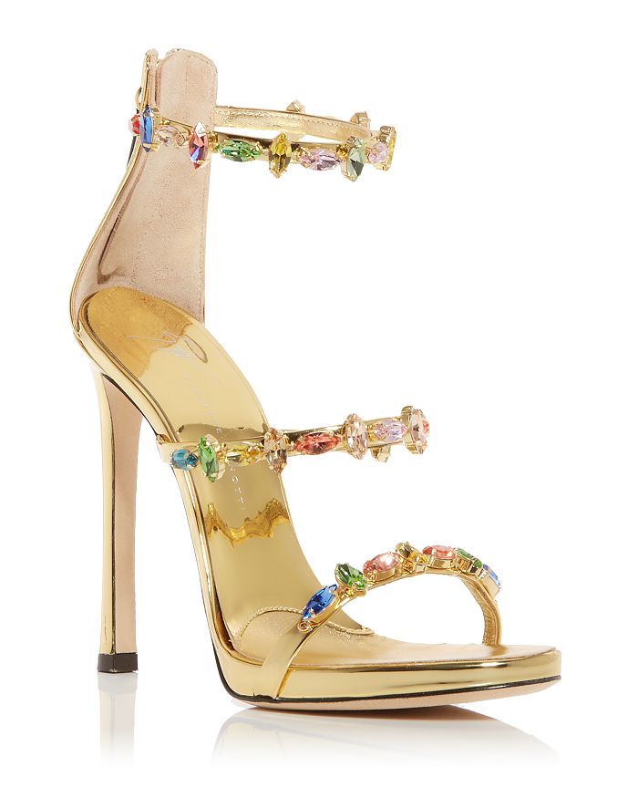 Giuseppe Zanotti Women's Jeweled High Heel Sandals | Bloomingdale's