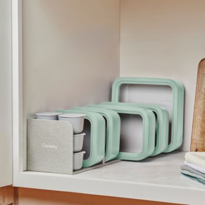 14-Piece Ceramic Coated Glass Food Storage Set