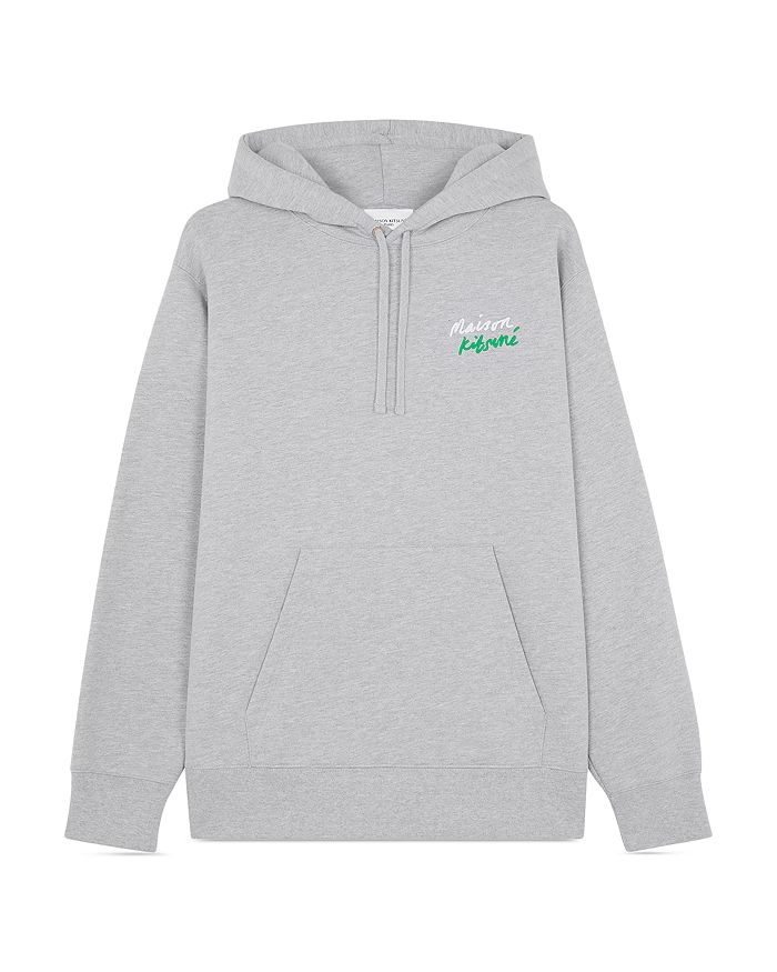 Maison Kitsune Relaxed Fit Mini Handwriting Hoodie