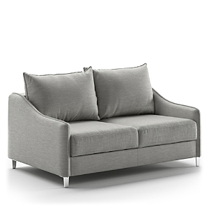 Luonto Oslo Full Xl Size Sleeper Loveseat In Chrome Oliver 173