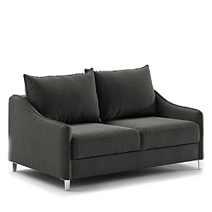 Luonto Oslo Full Xl Size Sleeper Loveseat In Chrome Oliver 515