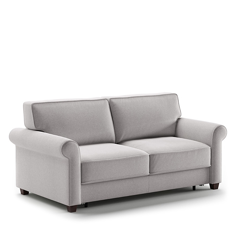 Luonto Casey Full Xl Sleeper Loveseat In Walnut Rene