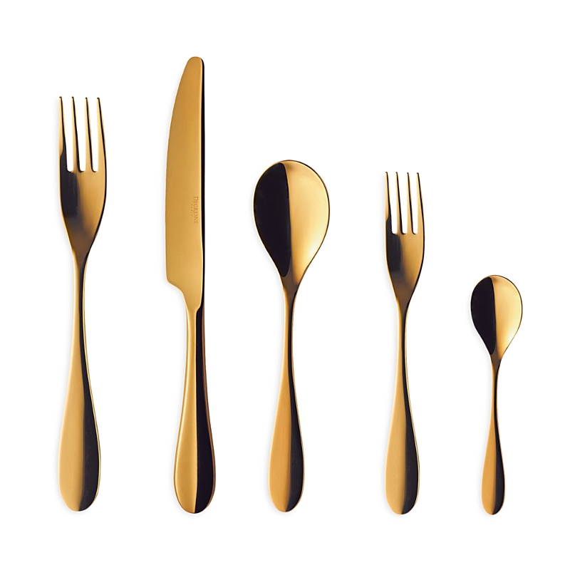 Degrenne Paris Onde Gold 20-piece Flatware Set