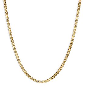 David Yurman - Men's Box Chain Necklace in 18K Yellow Gold