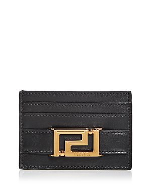 Versace Greca Goddess Leather Card Case