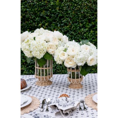 Provence Rattan Whitewash Medium Hurricane