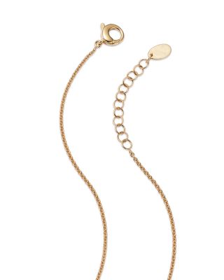 18K White & Yellow Gold Jaipur Diamond & Textured Link Drop Pendant Necklace, 16.5-18"