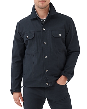 Rodd & Gunn Raymonds Gap Trucker Jacket In Midnight