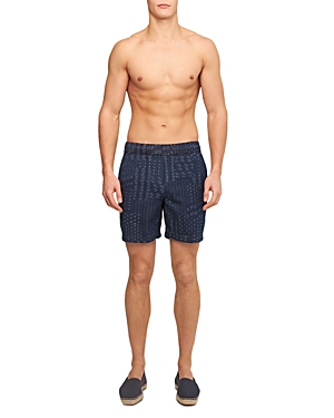 orlebar brown louis solo pastiche relaxed fit jacquard 6 swim trunks