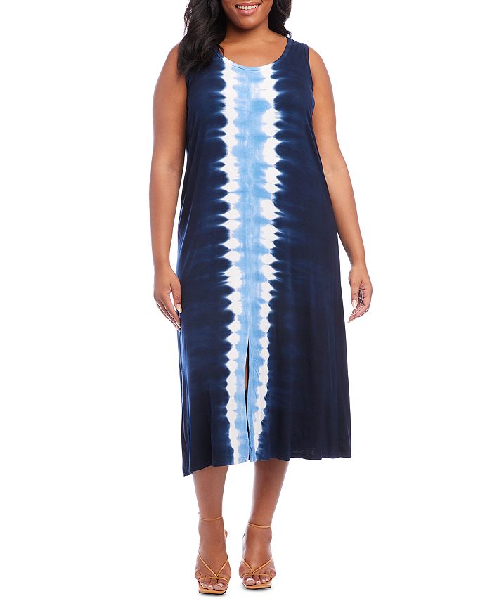 Karen Kane Plus Tie Dyed Midi Dress | Bloomingdale's