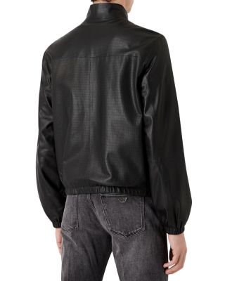 Leather Perforated Jacket