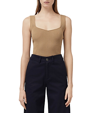 Rag & Bone Asher Rib Tank In Light Brown