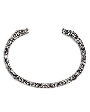 John Varvatos Wolf Sterling Silver Cuff Bracelet