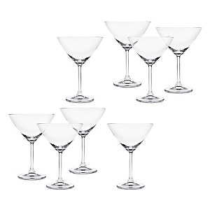 Godinger Meridian Martini Glasses, Set of 8