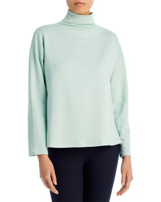 Eileen Fisher Funnel Neck Boxy Top Bloomingdale's