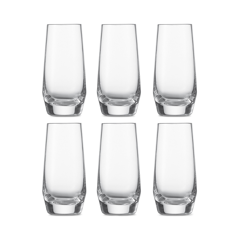 Schott Zwiesel Pure 6-piece Shot Glass Set In Clear