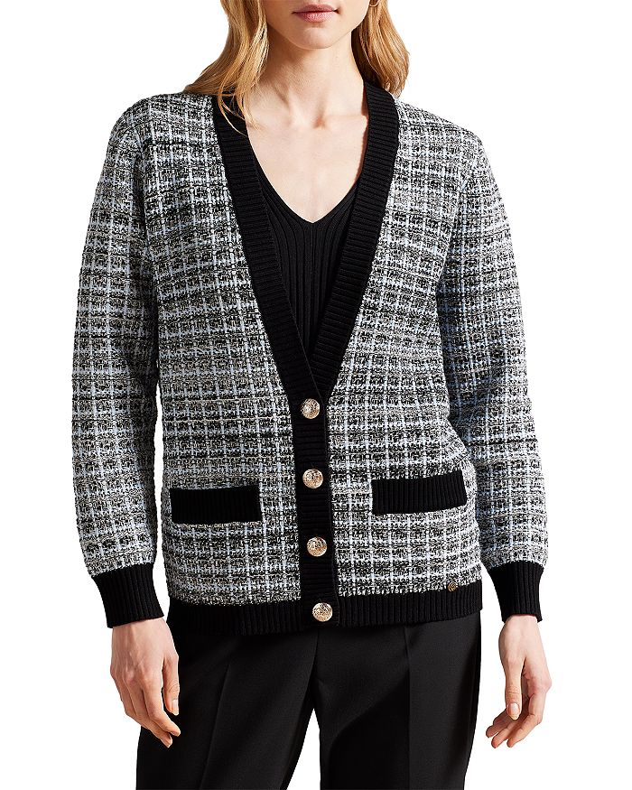 Ted Baker - Carmein Check Easy Fit Cardigan