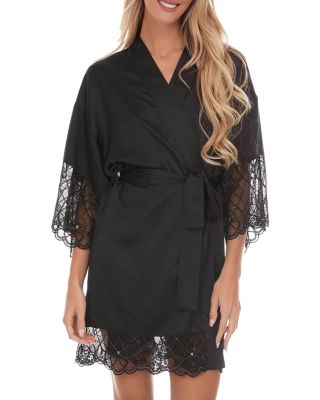 Gabby Satin Kimono Robe