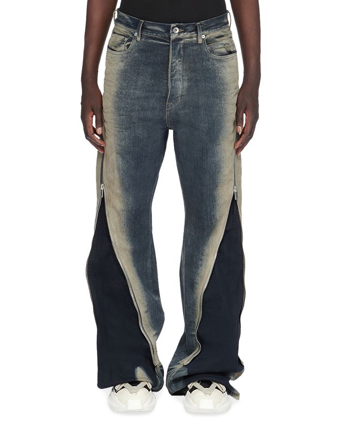 DRKSHDW Rick Owens Bolan Banana Oversized Fit Jeans in Mineral