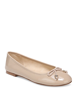 SAM EDELMAN WOMEN'S FELICIA LUXE EMBLEM BOW BALLET FLATS