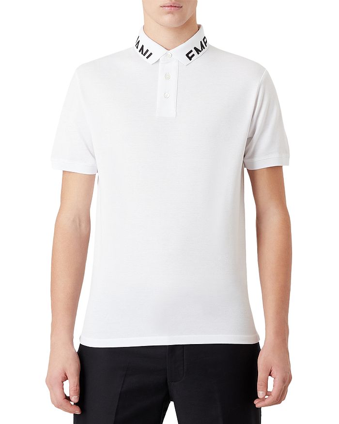Emporio Armani Logo Collar Polo Shirt | Bloomingdale's