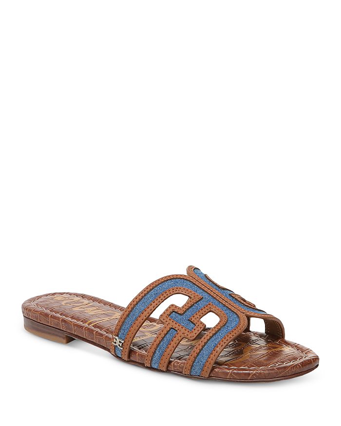 Sam Edelman Women s Bay Multi Slip On Slide Sandals Bloomingdale s