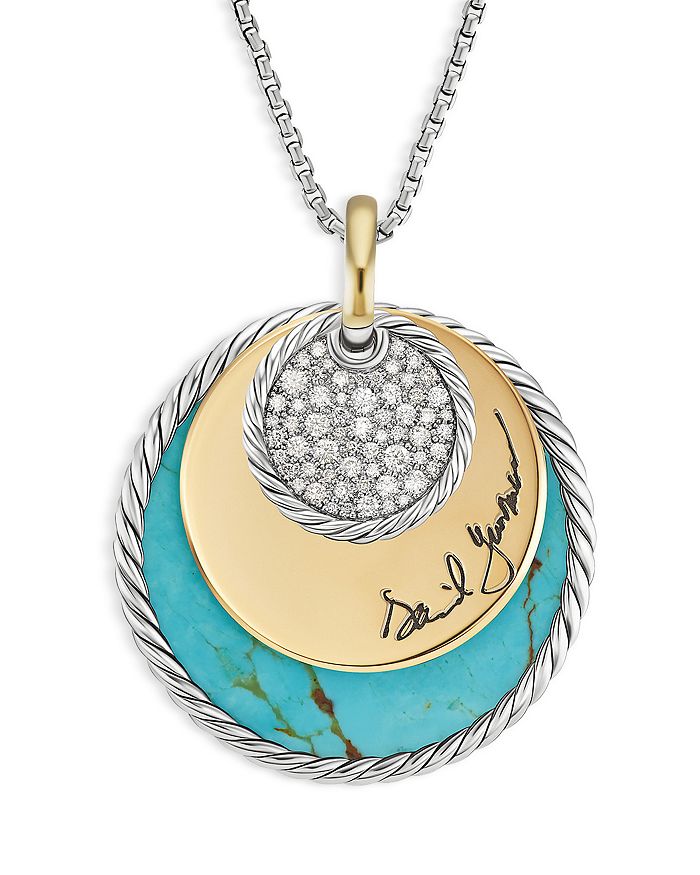 David yurman shop turquoise pendant