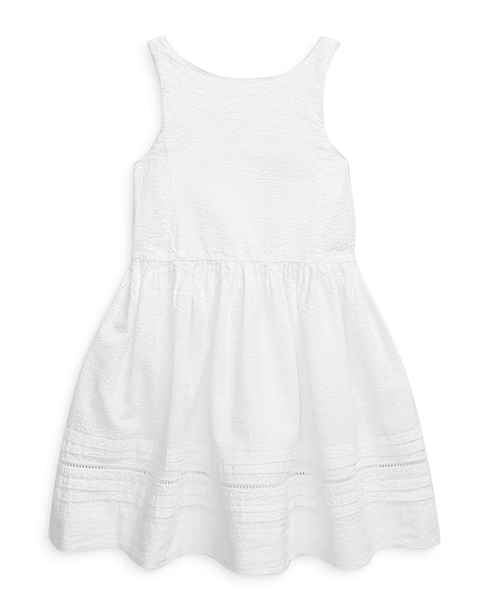 Ralph Lauren Girls' Cotton Seersucker Dress - Little Kid | Bloomingdale's