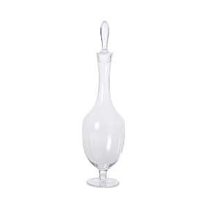 Global Views Classic Footed Decanter, Small In Clear