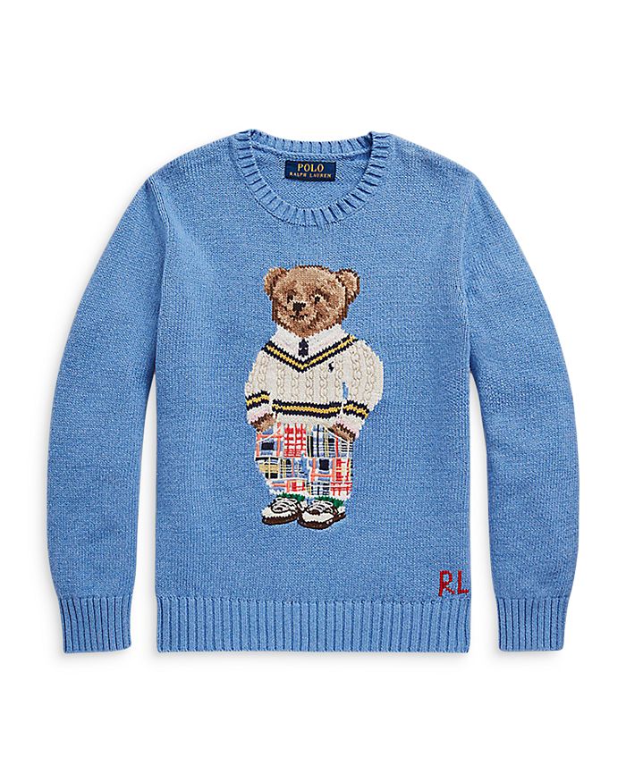 Polo bear sweater cheap sale