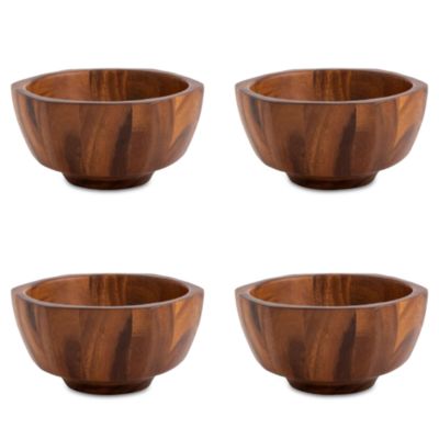 Nambé - Rivet Individual Salad Bowls, Set of 4