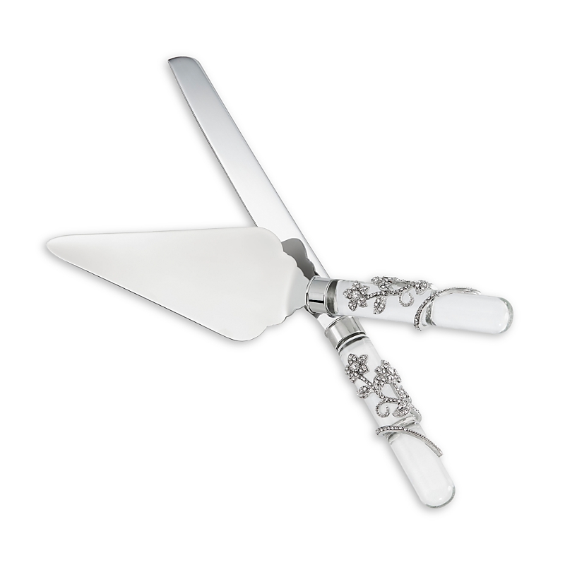 Olivia Riegel Eleanor 2-piece Serving Set In Silver