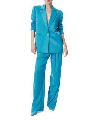 Ocean Floor Shan Blazer & Atia High Waist Pleated Pants