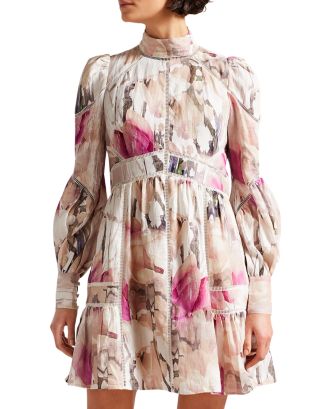 Universeel Revolutionair uitroepen Ted Baker Fleurz Linen Mini Dress | Bloomingdale's