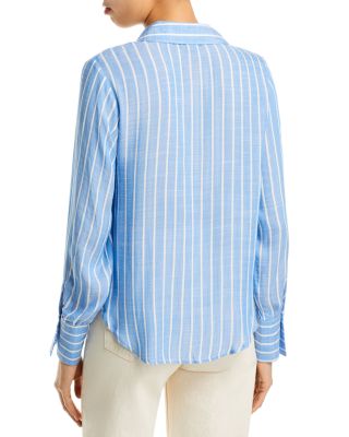 Collared Stripe Blouse - Exclusive