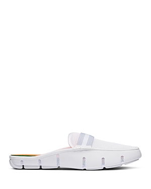 Shop Swims Men's Slip On Slide Loafers In White