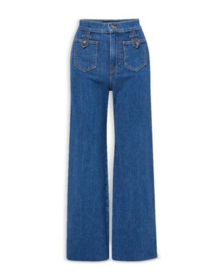 ワンピース VERONICA BEARD JEANS Veronica Beard Grant Patch Pocket High Rise Ankle Wide Leg