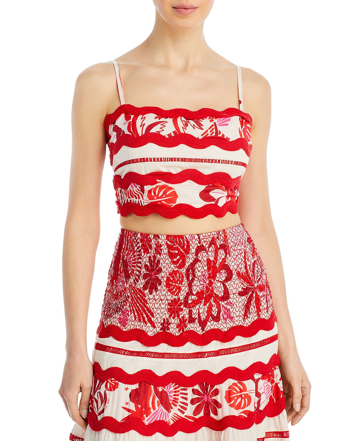 Photo 1 of Tiles Printed Crop Top (XL)