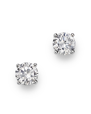 Diamond Stud Earrings in 14K White Gold, 1.00 ct. t.w.